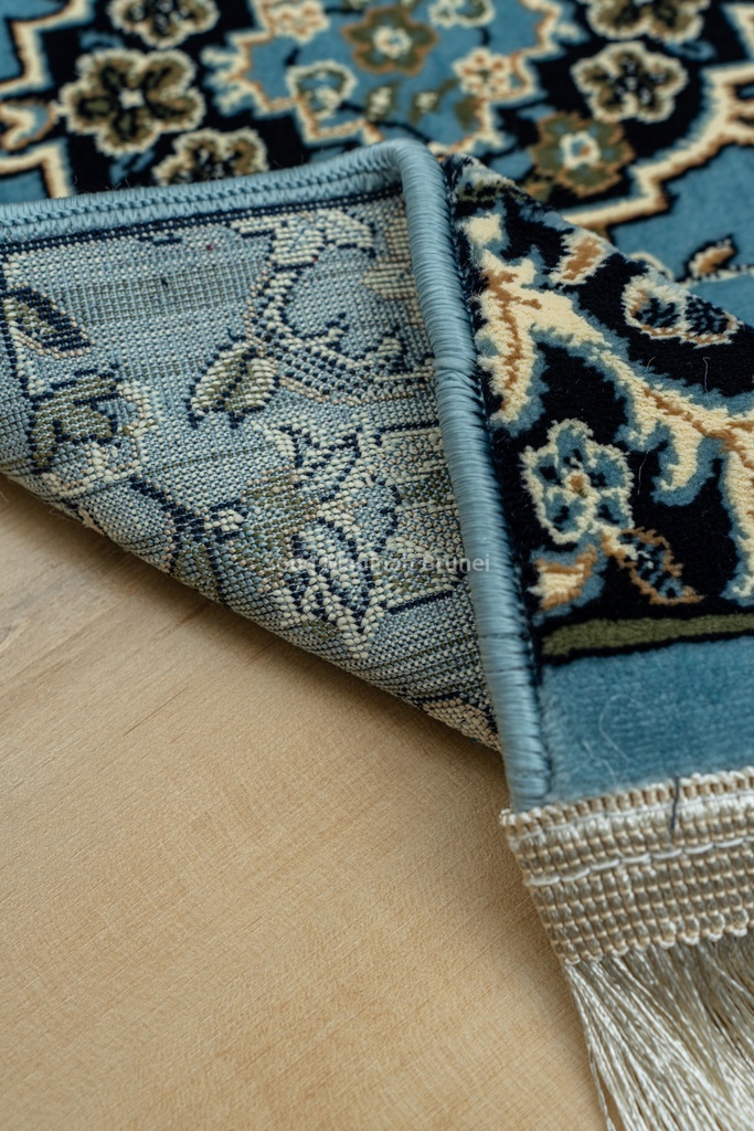 Mini Sejadah Haram Rug 8mm : Light Blue