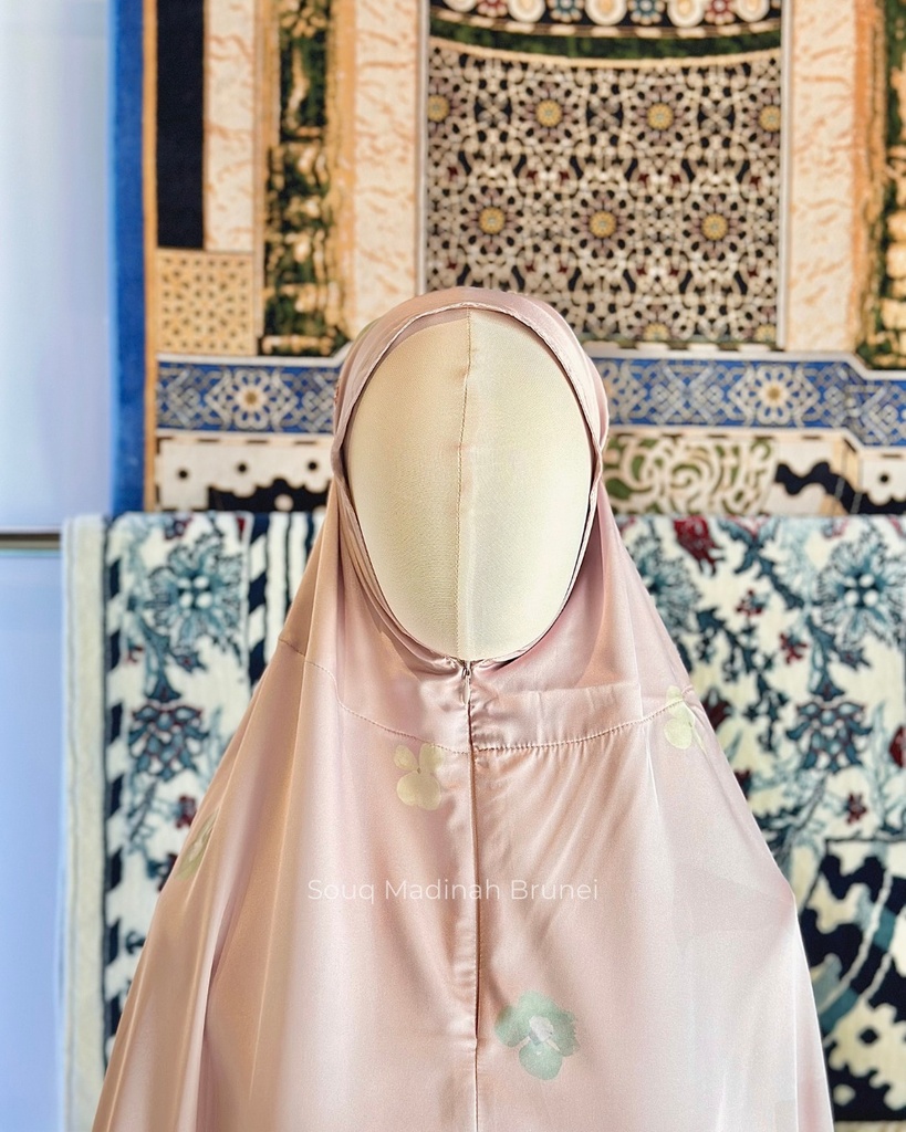 Premium Telekung Diantha : Mauve Pink3
