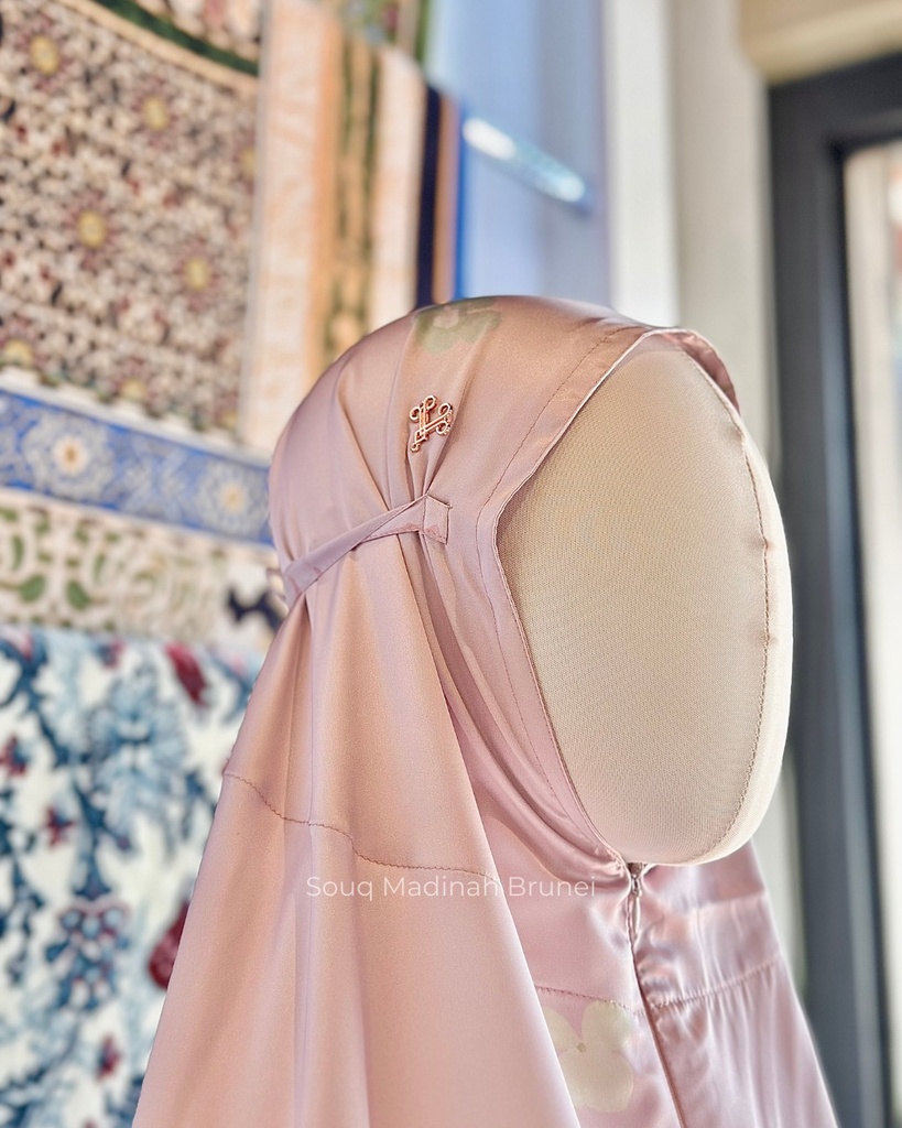 Premium Telekung Diantha : Mauve Pink5