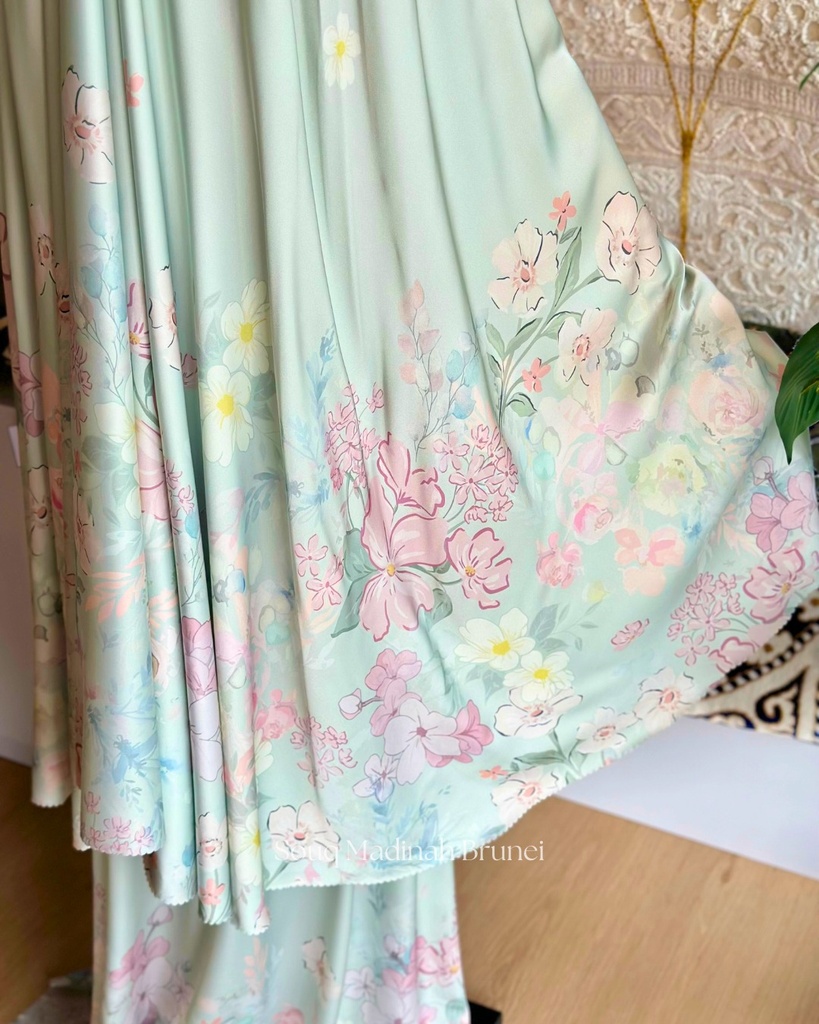 Premium Telekung Lasha : Blush Sage9
