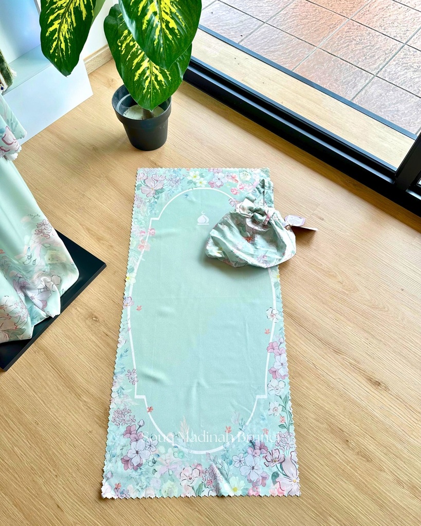 Premium Telekung Lasha : Blush Sage12