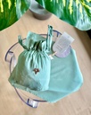 Telekung Travel Handy Plain : Green Tea12