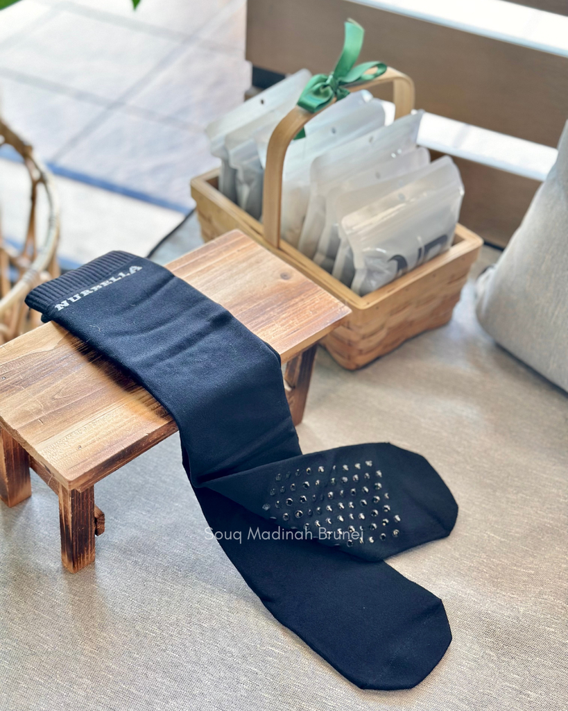Socks Nurbella Anti-Slip : Charcoal