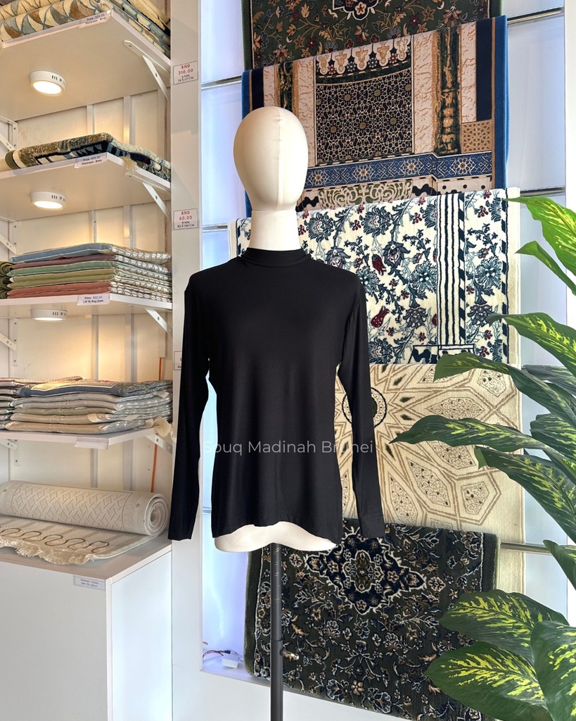Vaytita Long Sleeve Shirt Inner : Black