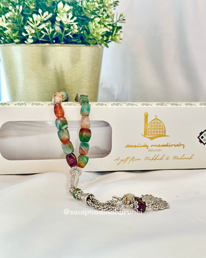 Tasbeeh Aqeeq 33 Beads : A03