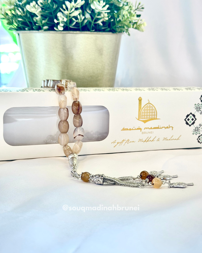 Tasbeeh Aqeeq 33 Beads : A05