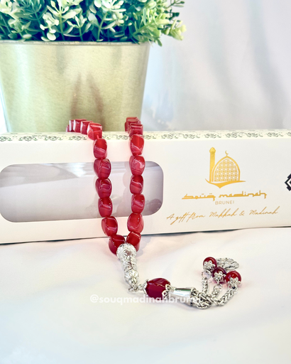 Tasbeeh Aqeeq 33 Beads : A07