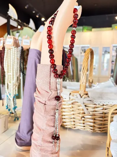 Tasbeeh Aqeeq 33 Beads : C07 [AS IS]